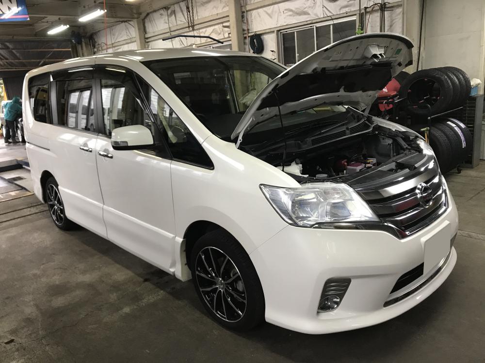 セレナ C26 CVT ストレーナー交換